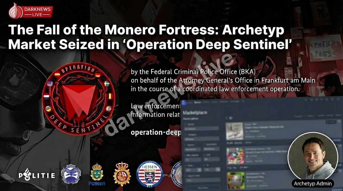 The Fall of the Monero Fortress: Anatomy of the Archetyp Market Seizure