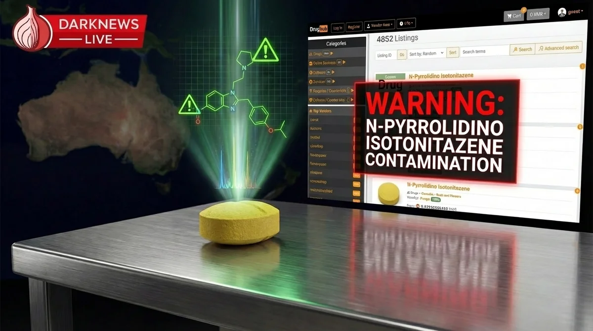 The Nitazene Threat: Canberra Detects Darknet Opioid 100x Stronger than Fentanyl